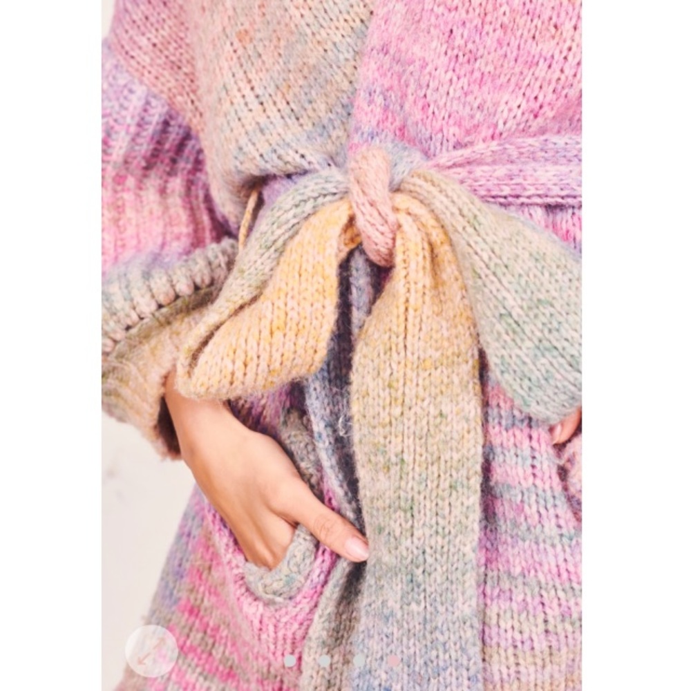 RARE Loveshackfancy Ombré Cardigan Sweater - Picture 6 of 16